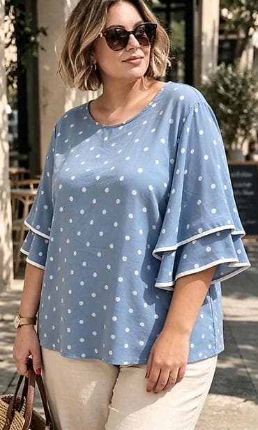 tosca blu beograd: Ženska bluza sa tufnama – model sa karner rukavima
2000
Din
Do xxl — 5
