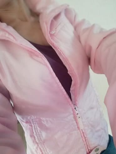 kupaci jednodelni za punije: Jakna terranova, puder roze, za prelazni period. Rasprodaja sa mog — 4