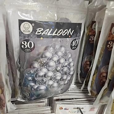 Kuhinjska oprema: MINRUI set balona – 40 komada Toperi 490 din - Veličina: 30 cm — 5