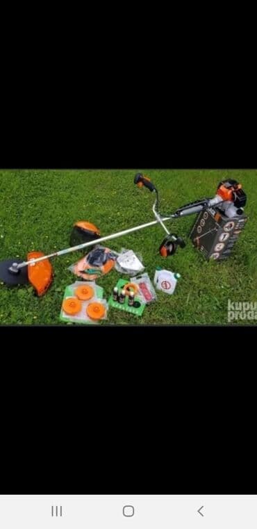 motorna testera mustang: Ovo je trimer sa najjacom opremom i najjacom snagom. Sadrzi — 1