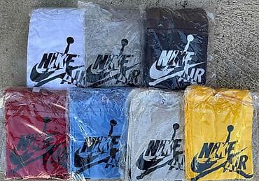 white majice: Majice muske stampa 450 din komad u seriji 4 komada, majice vez muske — 9