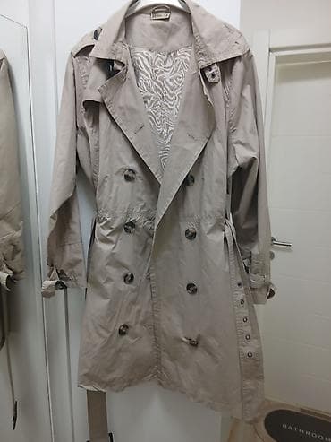 Ostalo: Bež ženski trench mantil sa duplim kopčanjem. - Klasičan kroj do — 1