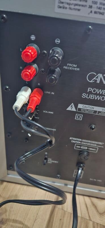 nosači za zvučnike: Canton 5.1 set zvučnika za kućni bioskop - Komplet uključuje: 4 — 8