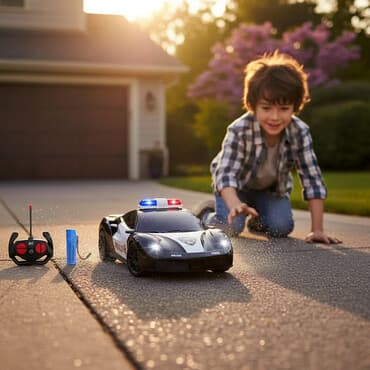 prljavo roza haljina kombinacije: RC policijski auto Muakiz – daljinski upravljano vozilo - Dizajn — 1