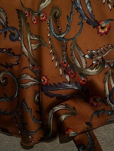 kompleti svecani: Svilena/atlas haljina na preklop s remenom u struku. Topla — 2