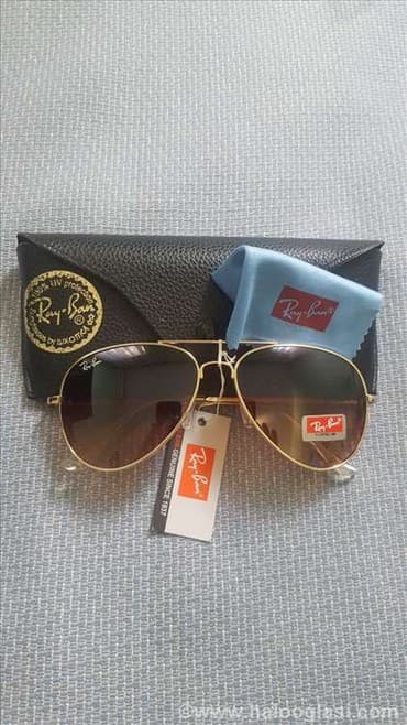 Naočare: Ray Ban Aviator, Brown, Unisex, Nove. Brown Staklo i Zlatni Ram — 1