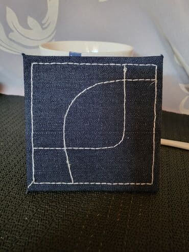 porcelanske solje za caj: Solje nove za kafu,caj Jeans - Living komplet. Solje sa porcelanskim — 7