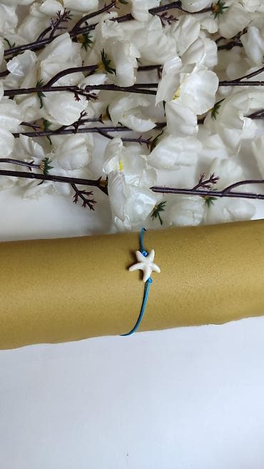 narukvice od konca: Narukvica sa morskom zvezdom – letnji minimalistički detalj - — 4