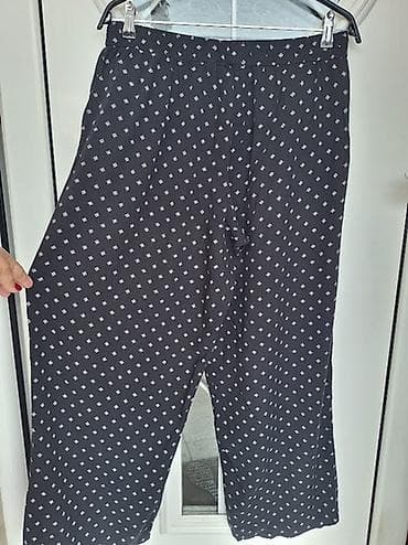 duboke pantalone zvoncare: Šalvare – pamučne, veličina 44–46 - Materijal: 100% pamuk, lagan i — 1