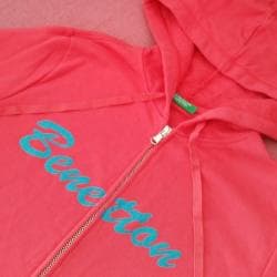 happening odeca: Nova Benetton dukserica sa kapuljačom Potpuno nova Boja lubenice — 3