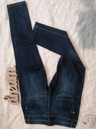 push up pantalone: Nove Cropped denim style 38 Struk 38cm Bokovi 47-48(tegljive oko 3cm) — 6