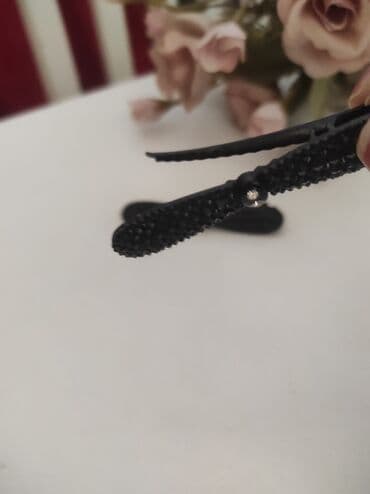 zara crna torbica: Hairclip, Diesel, color - Black — 4