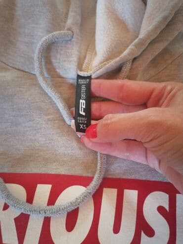 tech fleece crno sivi: XS, Jednobojni, bоја - Siva — 2