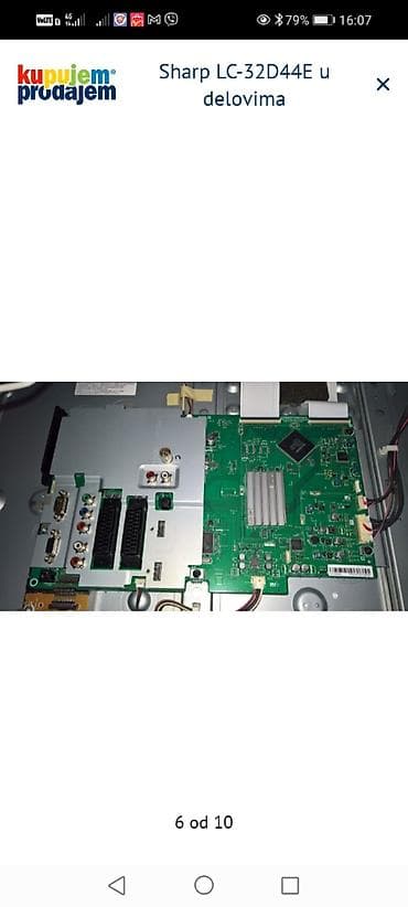 sobne antene za tv: Sharp LC-32D44E – delovi za TV Dostupni originalni moduli i — 6