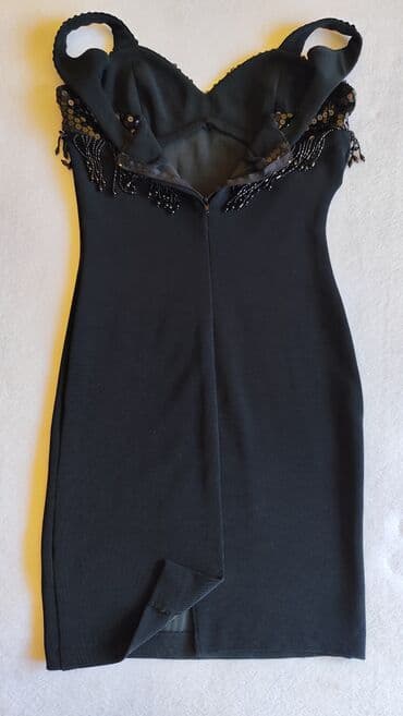 By Swan S (EU 36), bоја - Crna, Večernji, maturski, Na bretele — 5