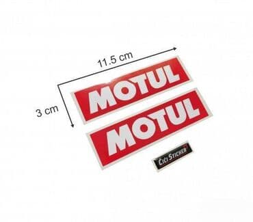 duks 134: MOTUL - nalepnice - 1344 📌 Opis: Samolepljive nalepnice izrađene od — 1