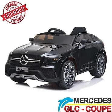 Children's Electric Cars: Mercedes GLC Coupe – Licencirani džip na akumulator (crna boja) Šifra — 3