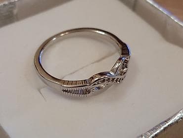 rolex cena beograd: Srebrni prsten 925 elegantan model sa motivom beskonačnosti vel.17 - — 2