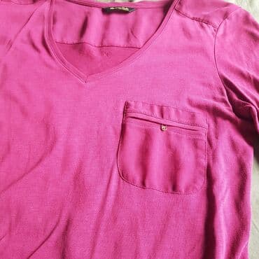 massimo dutti torbe: M, Silk, Single-colored, color - Purple — 1