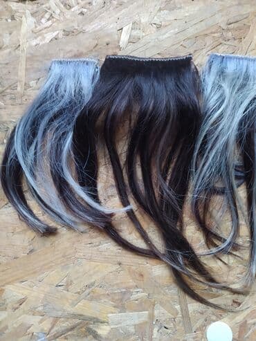 Sweatpants: Prodajem prirodnu kosu,set klipsi . set sadrži ;dva puta po jednu — 3