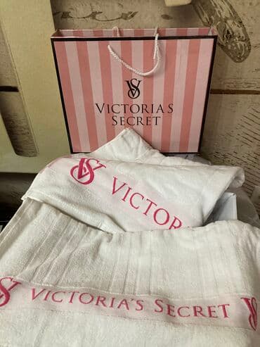 Towels: Set of towels, Monochrome, color - White — 1