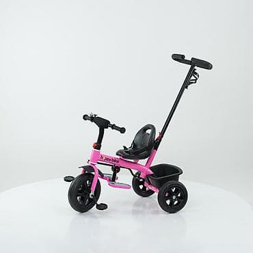 Kids' bicycles: Dečiji tricikl sa ručkom za guranje – Happy Bike 448 ⁷ - Stabilan — 4