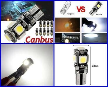 zvezdano nebo auto: Slika 1 120din Led sijalica T10 smd 4 (1) bela boja 12v, 1w — 5
