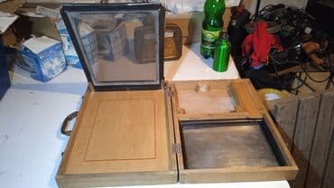 kristali za pocetnike: HEKTOGRAF stari alat za kopiranje spisa i dokumenata,terenski kofer za — 4