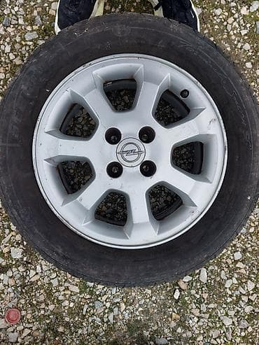 Other Vehicles: Aluminijumske felne Opel 15" - Originalne Opel alu felne, 4 rupe - — 2