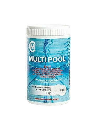 MULTI POOL 5 u 1 – multifunkcionalne hlorne tablete za bazene -