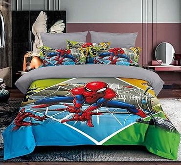 Bed sheets: Dečija posteljina sa printom crtanih junaka. Set od 3 dela. Više — 10