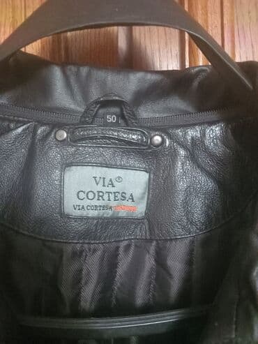 house jakne: Kožna jakna Prava koža, bоја - Crna — 3