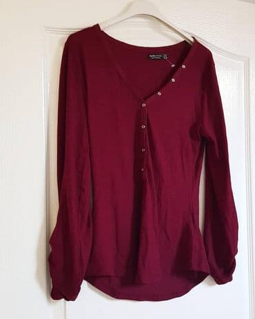 ženske zimske jakne c a: S (EU 36), Single-colored, color - Burgundy — 1