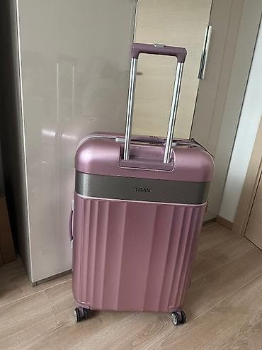 deciji koferi za putovanja: TITAN WILD ROSE. Veliki Putni kofer. Veličine L, dimenzije — 2