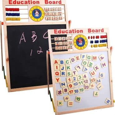 Cena 1750 din Visenamenska 2u1 edukativna tabla za decu igracka