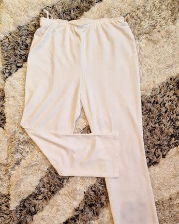 lidl lanene pantalone: L (EU 40) — 2