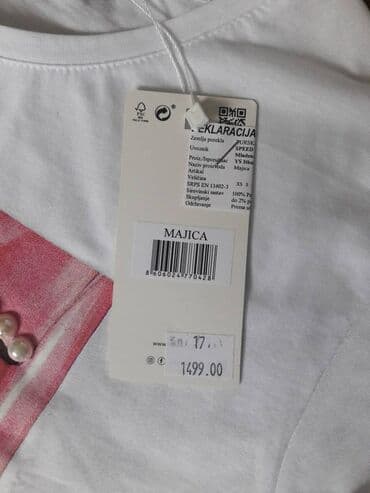 kaftan haljine za plazu new yorker: M (EU 38), Cotton, color - White — 5