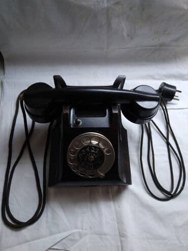 stare gramofonske ploce cene: Starinski telefon Tesla Prag, neispitan — 1