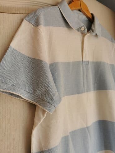 PRIMARK muška polo majica, veličina M. - Dizajn: široke horizontalne