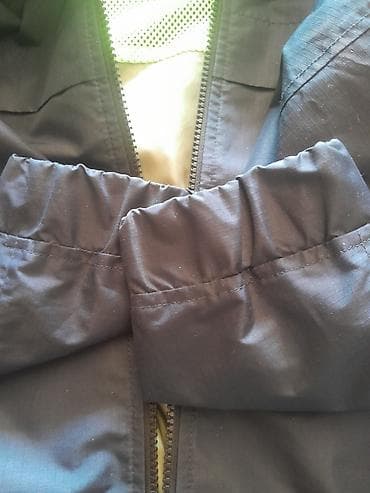 ock jakne: Muška vetrovka sa kapuljačom, tamnoplave boje. - Materijal: lagani — 7