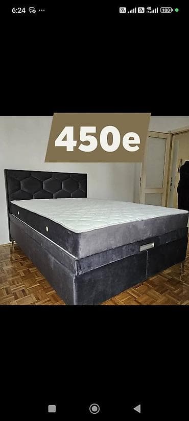 namestaj za decu: Tapacirani kreveti sa visokim uzglavljem i dušekom - Modeli: više — 9