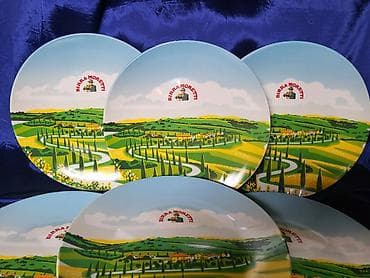 komplet tanjira: Tanjiri 1 novi Birra Moretti porcelanski — 1