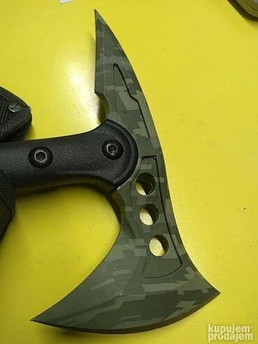 Čekići: Maskirna Sekira Sog NOVA Tomahawk Sekira za Kampere, Lovce, Ribolovce — 4