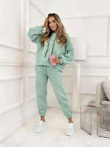 Donji veš: Ženski komplet trenerke sa kapuljačom – duks + donji deo - Kroj — 6