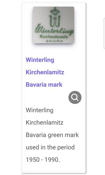 gde kupiti cajnik za turski caj: Bokalcic nov za mleko 1950 do 1990 Winterling Bavaria. Nov bokal sve — 8