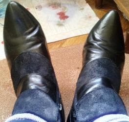 bež čizme od brušene kože: Ankle boots, 41 — 6