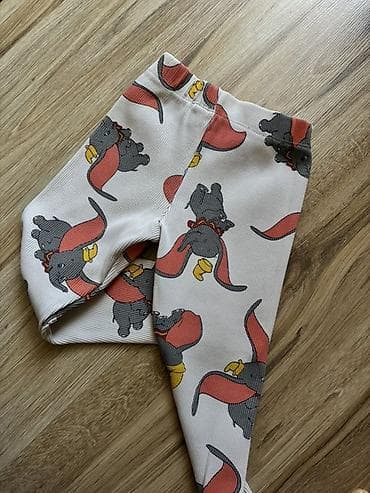 pidzamice za bebe: ZARA dečje helanke sa printom slonića Dumbo - Brend: ZARA - Veličina — 4