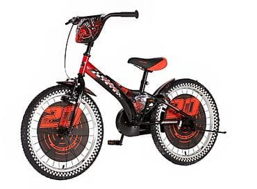 deciji bubnjevi: Bicikl kids Visitor Nitro 20" – crno‑crveni Opis: Dečiji bicikl sa — 4
