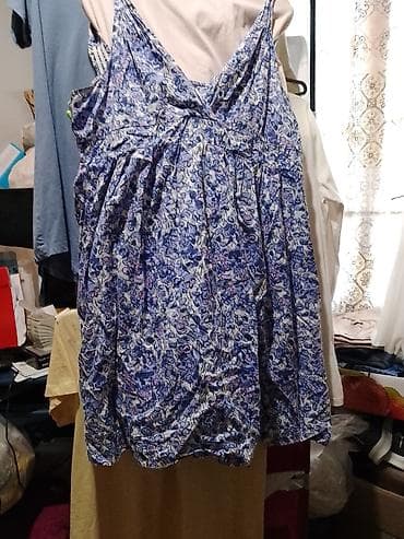 Ženska letnja haljina na bretele – Flame - Kroj: lagana, A-kroj sa