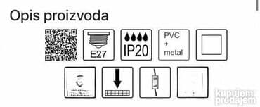lampa sa lupom: Šifra:1019 Brend: MITEA Lighting Barkod: Osnovno pakovanje:1.00 kom — 3
